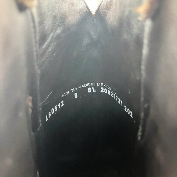 NEW Lane CALYPSO Womens Cowboy Boots 8.5 Brown Western Cowgirl Mid Calf Tall - Picture 9 of 11